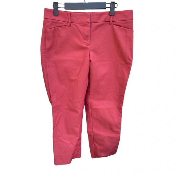 WHBM PERFECT FORM STRAIGHT CROP PANT - Picture 1 of 4